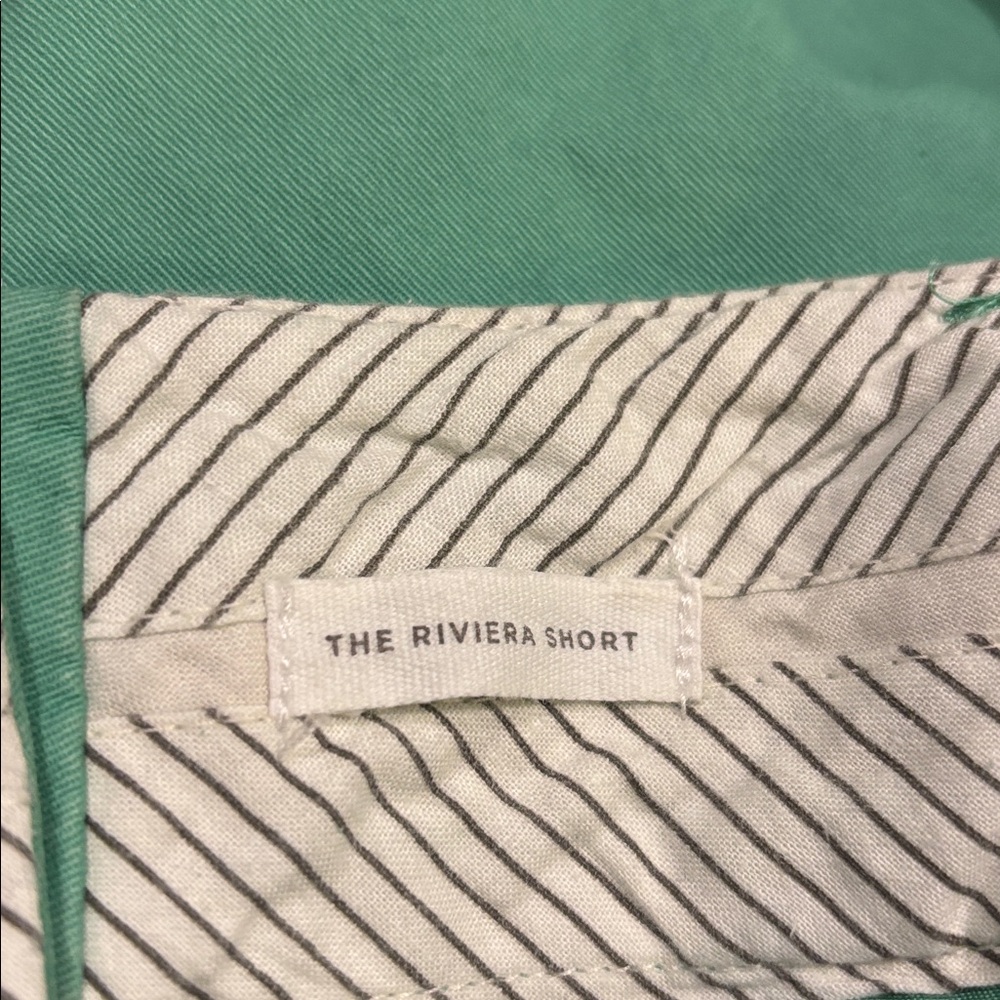 Ann Taylor Loft The Riviera Mid Rise‎ Green Cotton Blend Chino Preppy Short WN 8 - Picture 5 of 6